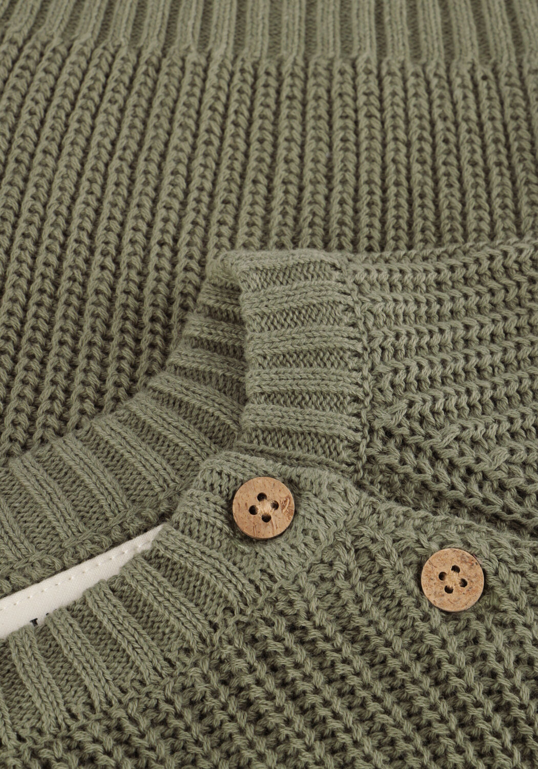 Gr&uuml;ne LIL' ATELIER Pullover NBMEMLEN EMB LS KNIT LIL - large