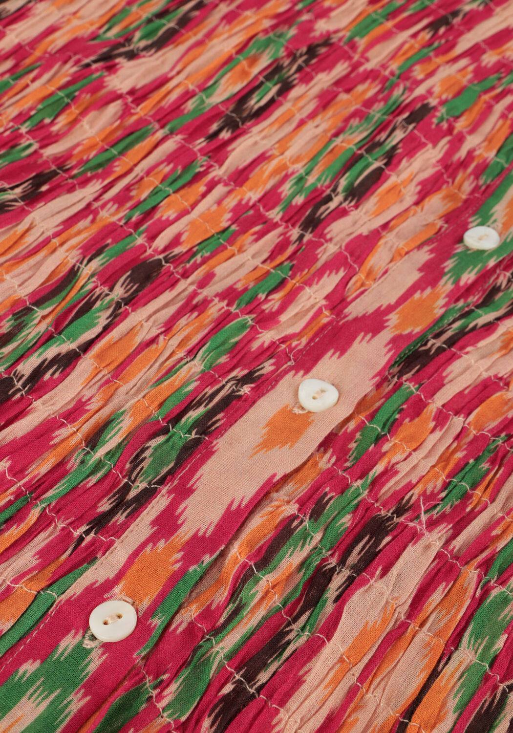 Mehrfarbige/Bunte BY-BAR Midikleid LOULOU SUMMER IKAT DRESS - large