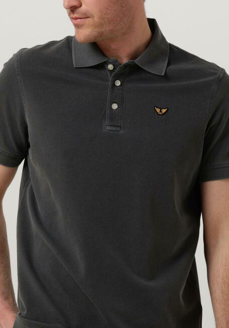 Dunkelgrau PME LEGEND Polo-Shirt SHORT SLEEVE POLO GARMENT DYED PIQUE - large