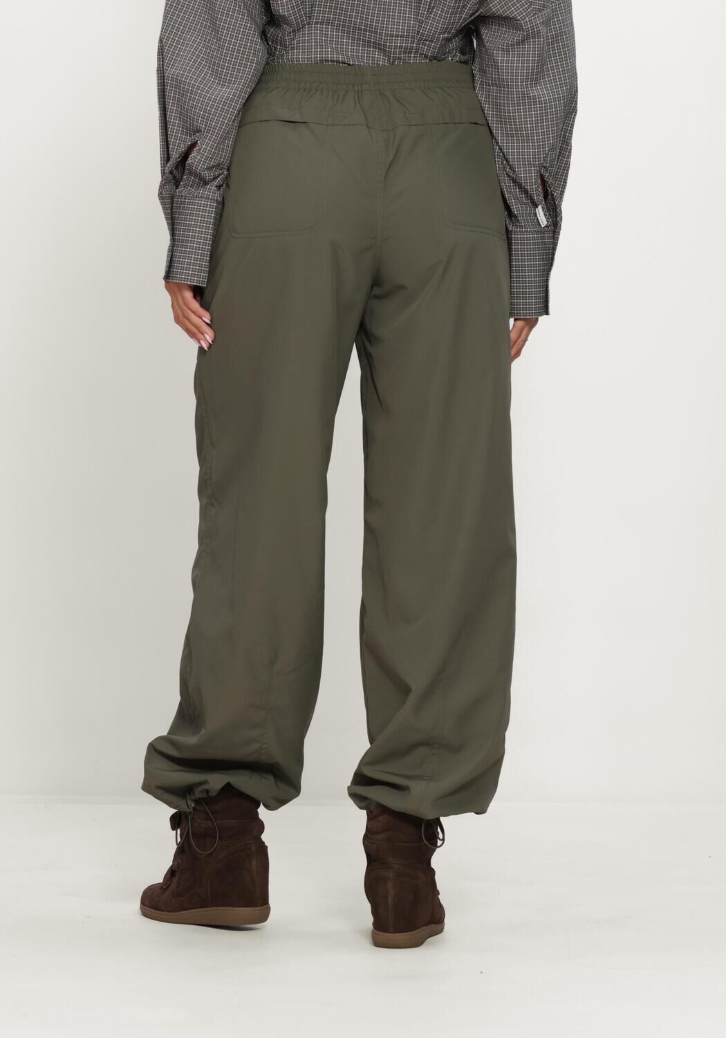 Gr&uuml;ne CATWALK JUNKIE Weite Hose PARACHUTE TROUSERS WITH FLEECE INSIDE - large