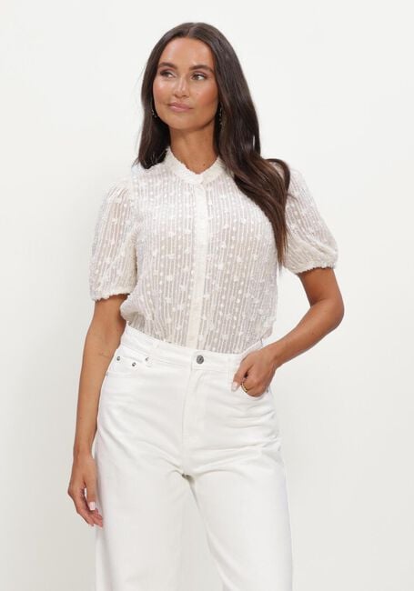 Nicht-gerade weiss OBJECT Top OBJASHI 2/4 REG. SHIRT E DIV - large