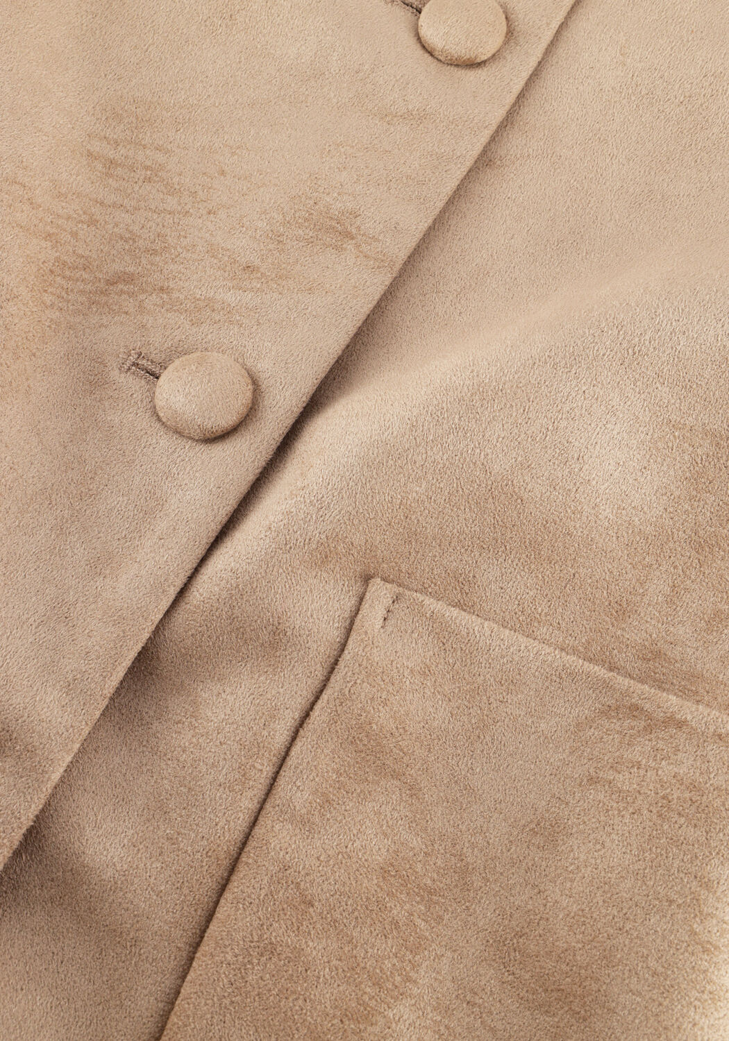 Camelfarbene NEO NOIR Jack EDITTA FAUX SUEDE JACKET - large