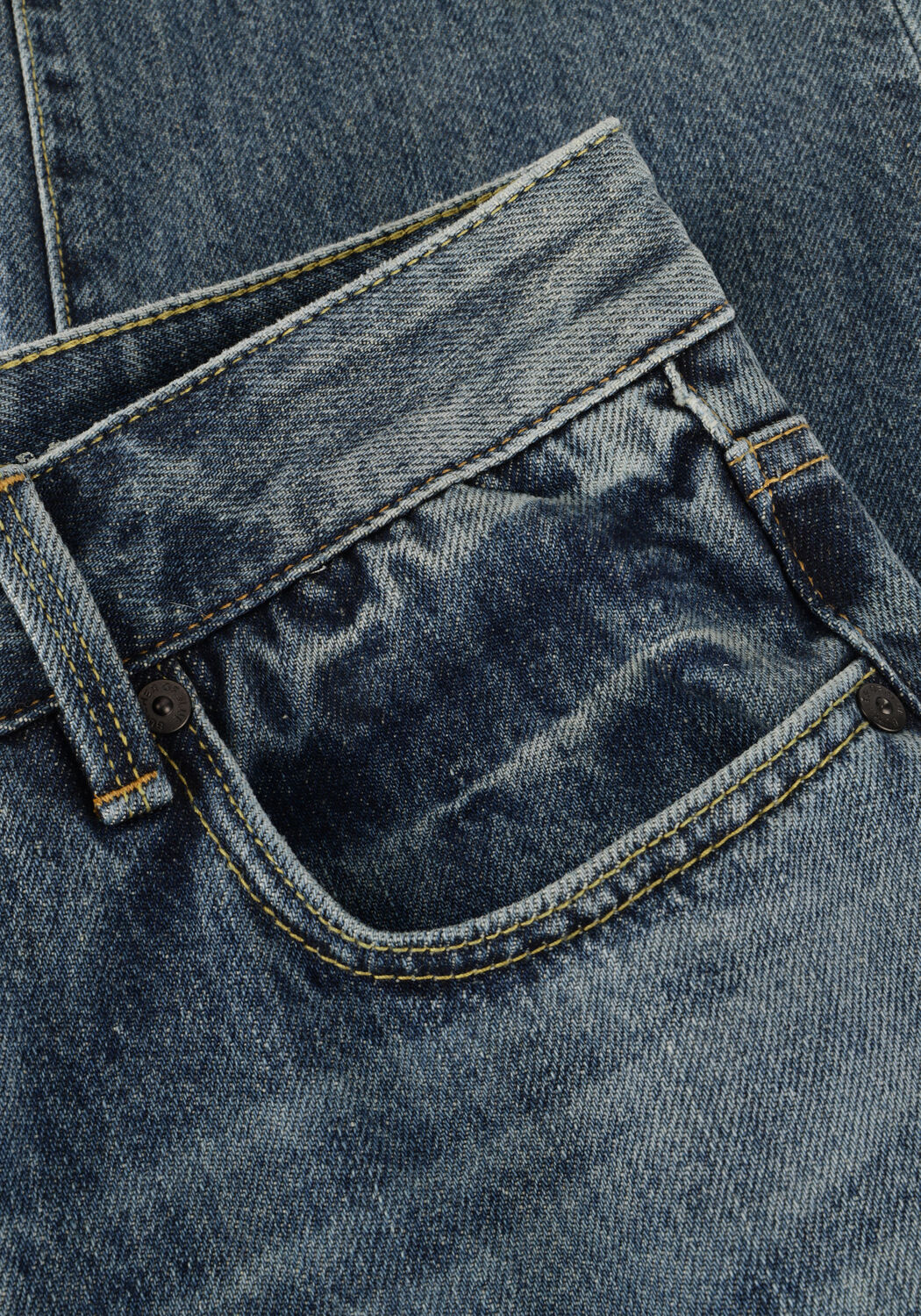 Dunkelblau BUTCHER OF BLUE Straight leg jeans BERKLEY LOOSE OZONE DENIM - large