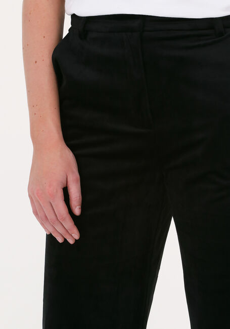 Schwarze NA-KD Hose VELVET WIDE SUIT PANTS - large