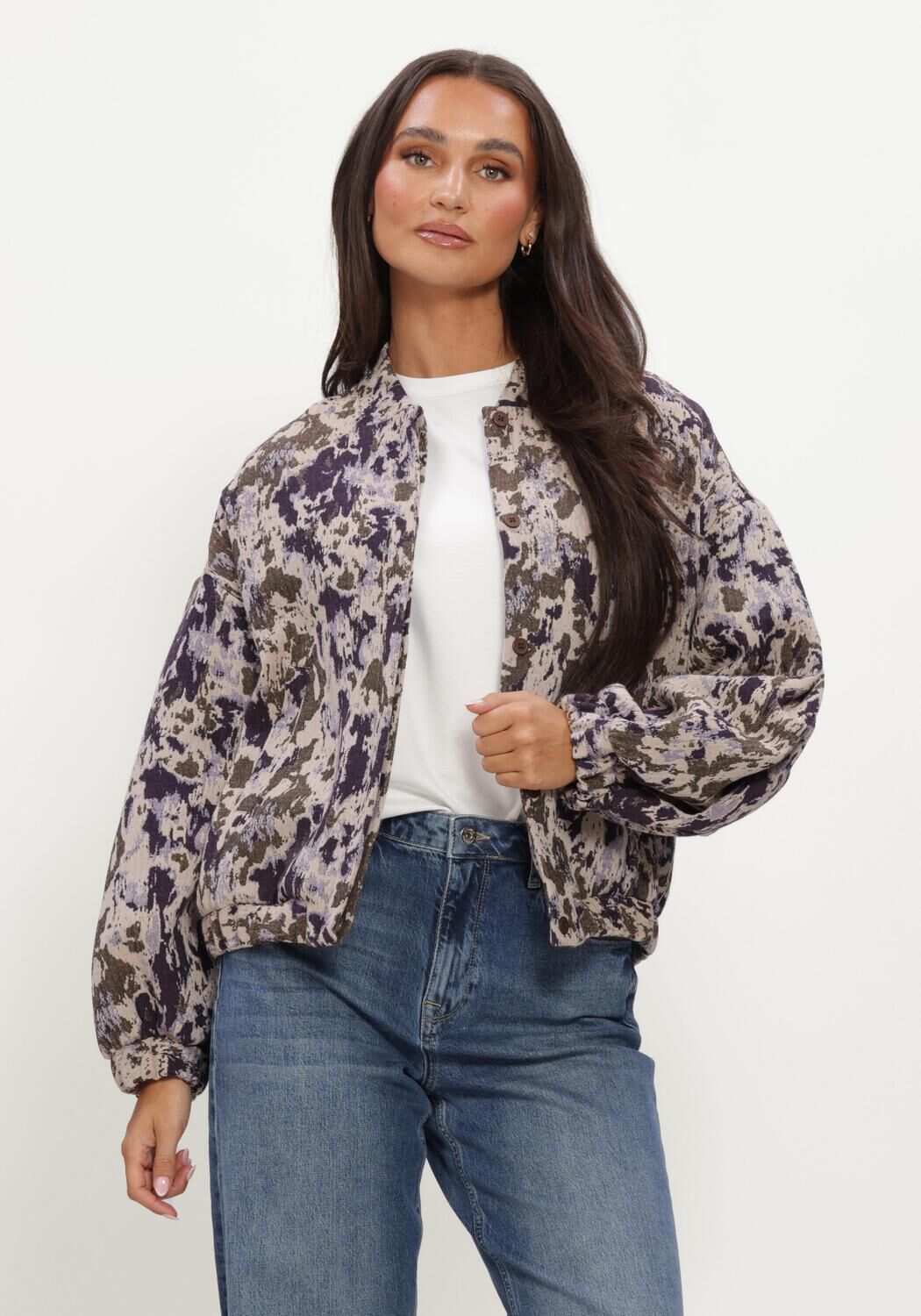 Mehrfarbige/Bunte STUDIO ANNELOES Jack Tina bomber - large