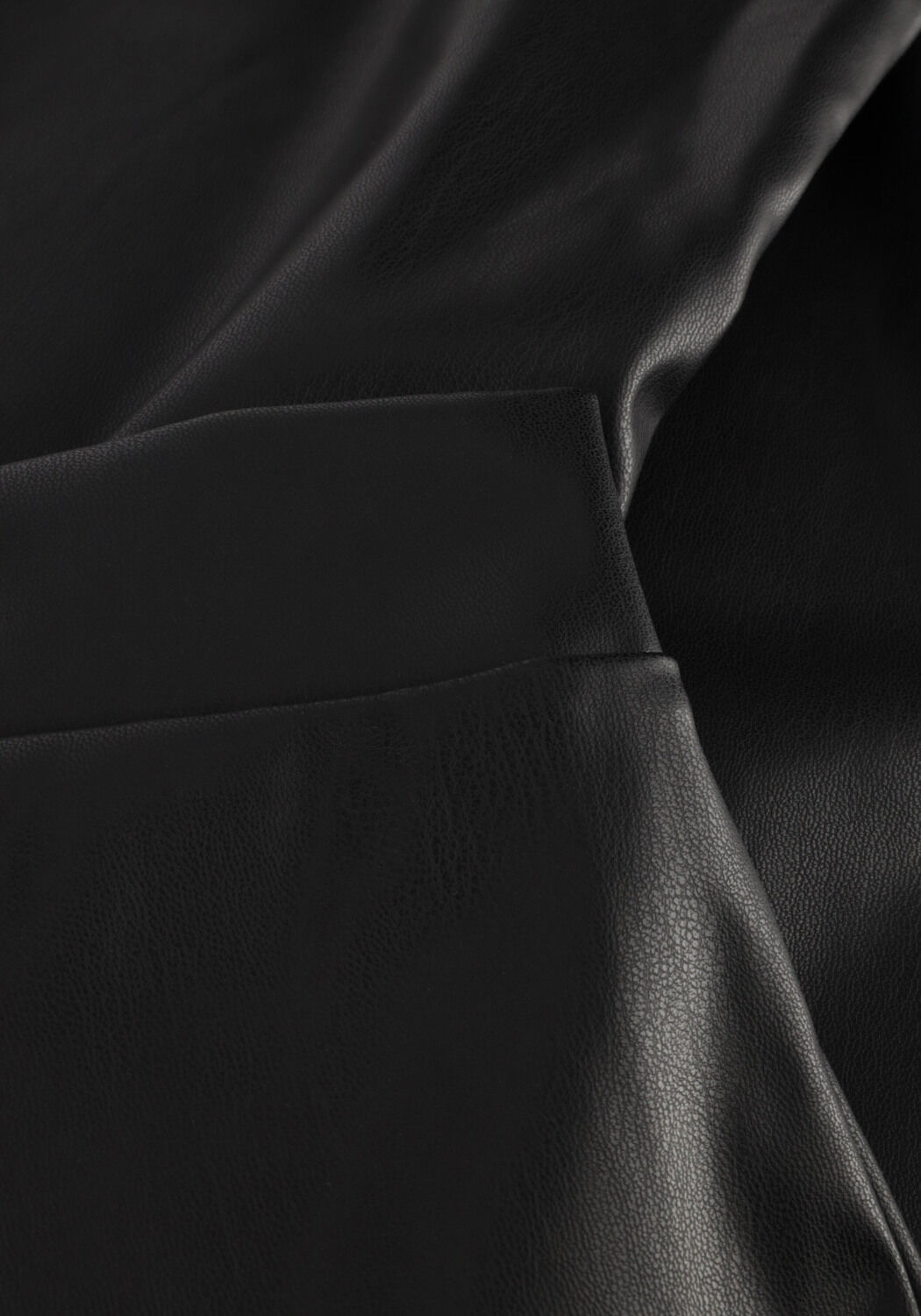 Schwarze SIMPLE Legging JER-POLY-PU-23-1 - large