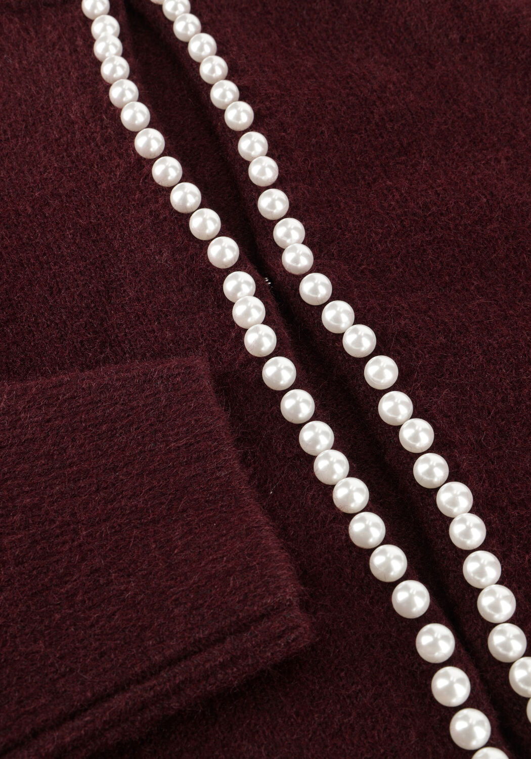 Bordeaux NOTRE-V Strickjacke NV-GRACIELA - large