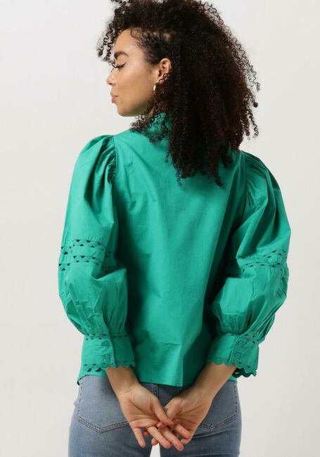 Grüne ANTIK BATIK Blusen RODO BLOUSE - large