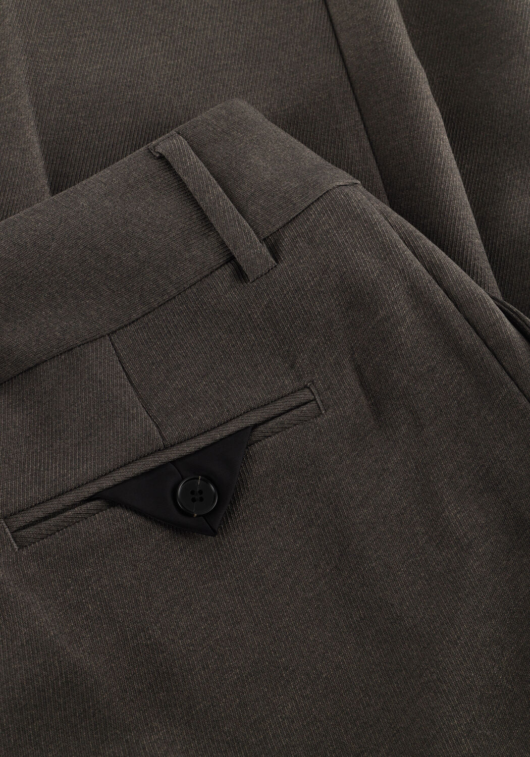 Dunkelgrau HAUTE L'AMITI&Eacute; Schlaghose EMERALD TALL PANT - large