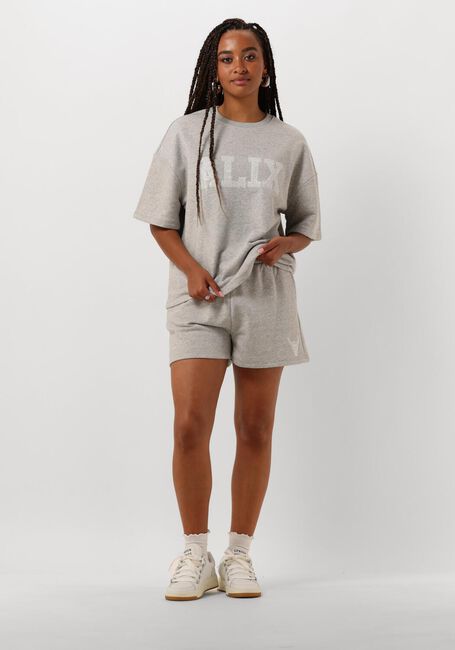 Hellgrau ALIX THE LABEL Sweatshirt LADIES KNITTED SEQUINCE ALIX SWEAT T-SHIRT - large