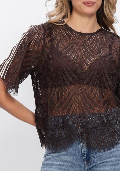 Braune CO'COUTURE Blusen LETICC LACE BLOUSE - large