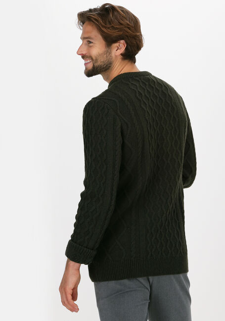 Olive FORÉT Pullover GROW WOOL CABLE KNIT - large