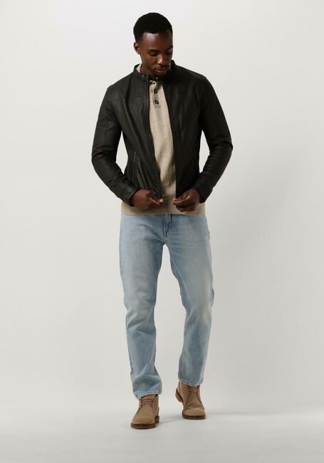 Schwarze GOOSECRAFT Lederjack GC GALLERY062 - large