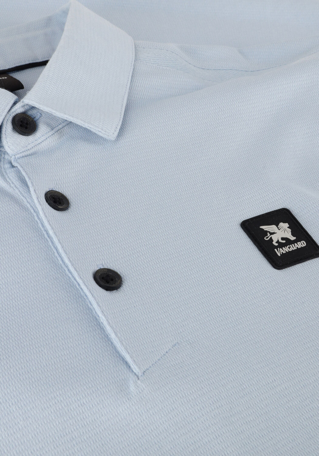 Blaue VANGUARD Polo-Shirt SHORT SLEEVE POLO RASCHEL INTERLOCK - large