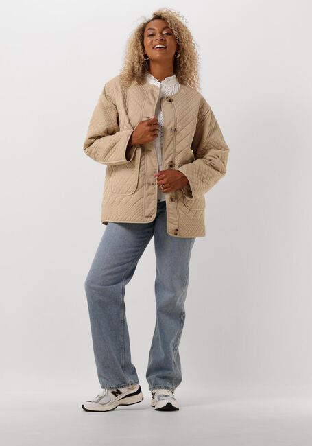 Braune Y.A.S. Wattierte Jack YASLAURIE LS PADDED JACKET S. - large