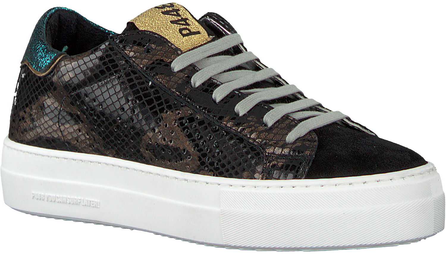 Schwarze P448 Sneaker THEA | Omoda