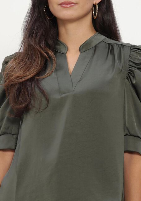 Gr&uuml;ne NEO NOIR Blusen ROELLA HEAVY SATEEN BLOUSE - large