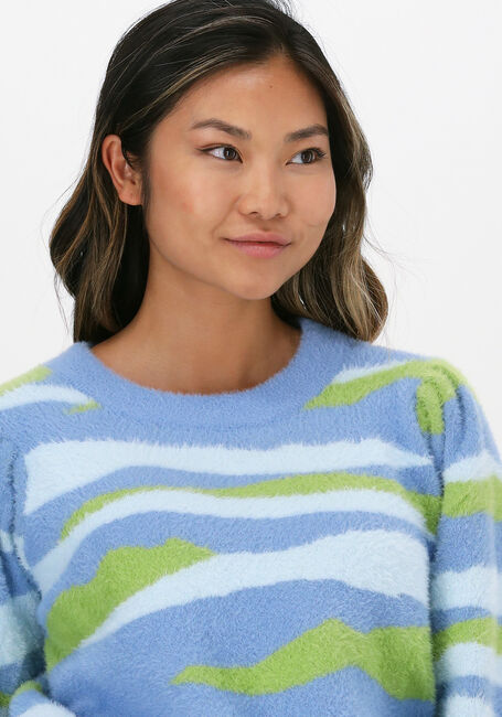 Hellblau HUNKON Pullover 401 ABIGAIL BLOUSE - large