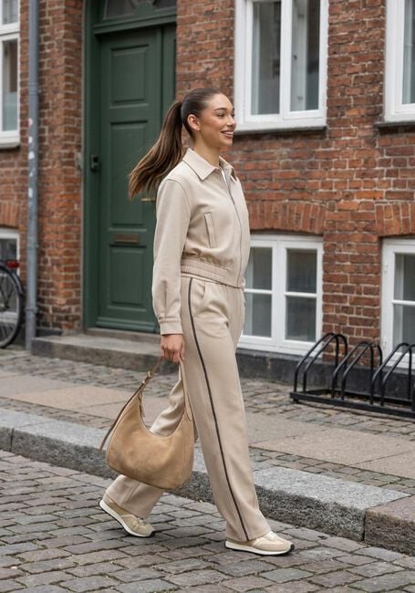 Sand AIMEE THE LABEL Weite Hose BABS TROUSERS - large
