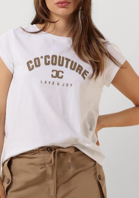 Weiße CO'COUTURE T-shirt DUST PRINT TEE - large