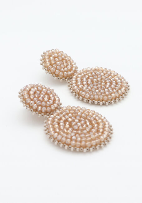 Beige PAULIE POCKET Ohrringe SMALL DOUBLE BEADS EARRINGS - large