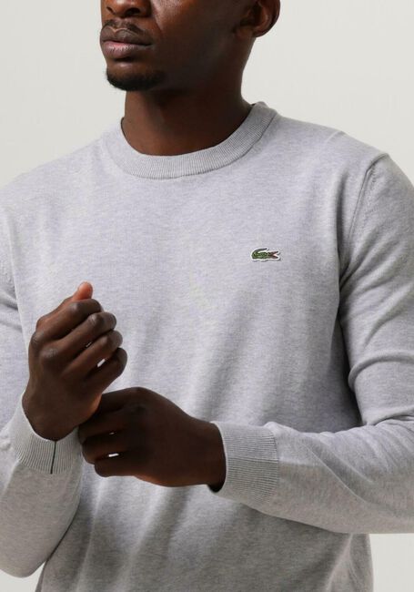 Graue LACOSTE Pullover 1HA1 MEN SWEATER - large