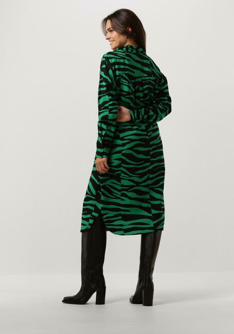 Grüne OBJECT Midikleid OBJCIRA L/S SHIRT DRESS 129 - large