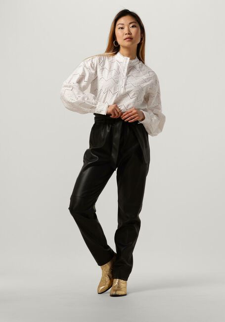 Weiße MINUS Blusen MERIAM LONG SLEEVE BLOUSE - large
