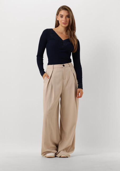 Dunkelblau ROSEMUNDE Top BERNADINE ORGANIC T-SHIRT LACE - large