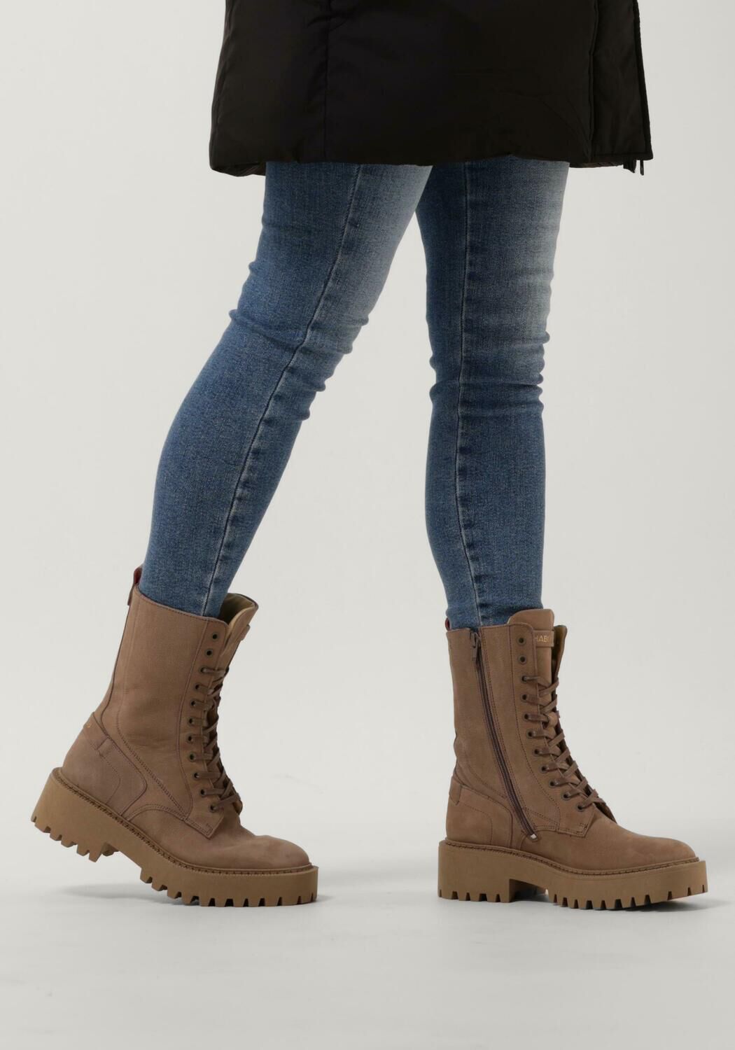 Taupe HABOOB Stiefeletten P7337 - large