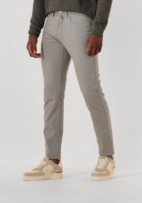 Graue PIERRE CARDIN Slim fit jeans LYON TAPERED - large