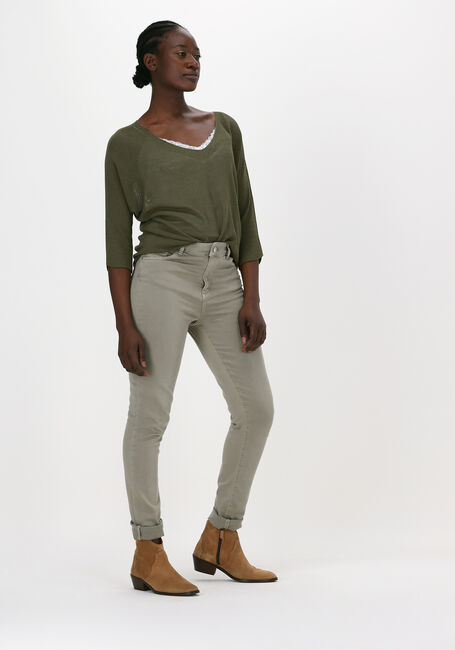 Weiße SELECTED WOMEN Top SLFMANDY RIB LACE SINGLET - large