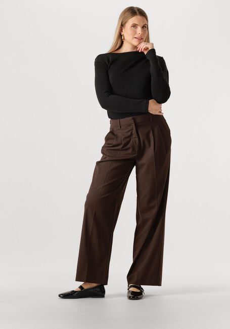 Schwarze SELECTED WOMEN Top SLFTENNY LS DRAPED TOP - large