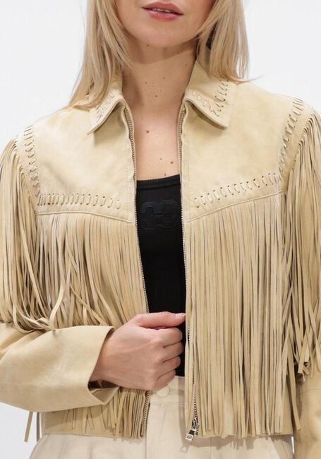 Gelbe IBANA Jacken JEEYA SUEDE - large