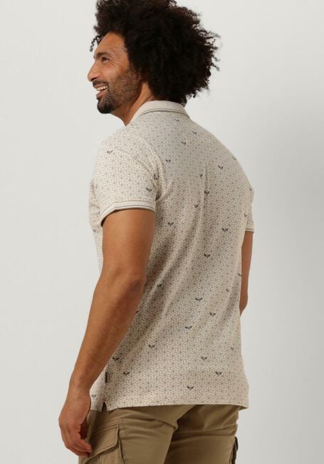 Nicht-gerade weiss PME LEGEND Polo-Shirt SHORT SLEEVE POLO FINE PIQUE ALL OVER PRINT - large