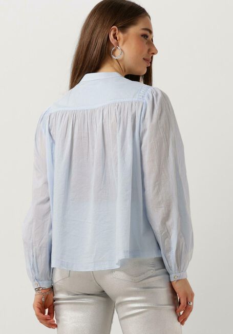 Hellblau SCOTCH & SODA Blusen SHIRT WITH PIN TUCK YOKE AND GATHERING - large
