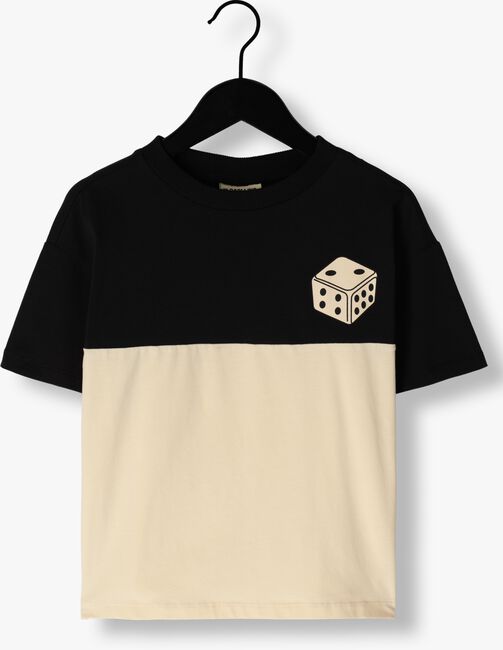 Schwarze CARLIJNQ T-shirt BASIC - OVERSIZED T-SHIRT WITH PRINT - large