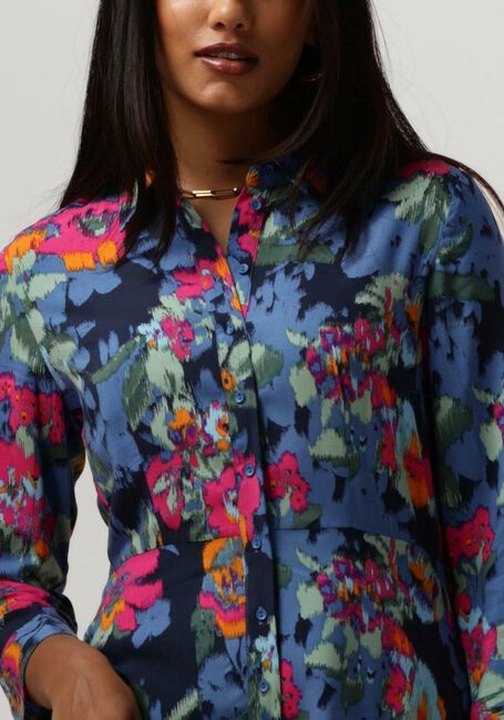 Blaue Y.A.S. Maxikleid YASSAVANNA LONG SHIRT DRESS - large