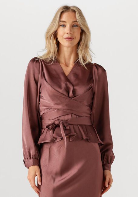 Bordeaux NEO NOIR Blusen RISTA HEAVY SATEEN BLOUSE - large