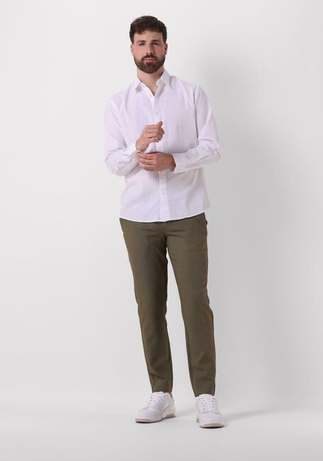 Weiße SELECTED HOMME Casual-Oberhemd SLHSLIM-SUN SHIRT LS NOOS - large