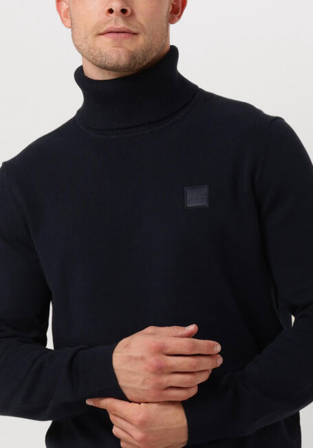 Dunkelblau BOSS ORANGE Rollkragenpullover AKIRO - large