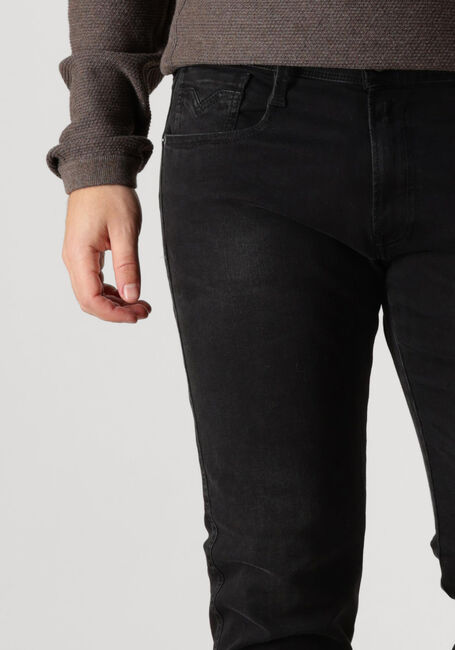 Schwarze REPLAY Slim fit jeans ANBASS PANTS - large