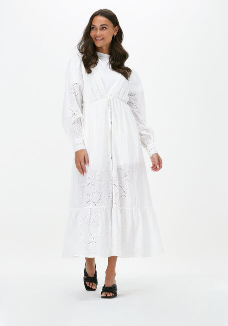 Weiße COLOURFUL REBEL Maxikleid SANDY BRODERIE ANGLAISE MAXI KIMONO DRESS - large