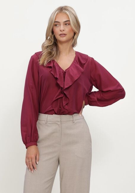 Bordeaux MSCH COPENHAGEN Blusen MSCHISRA SHIRT - large