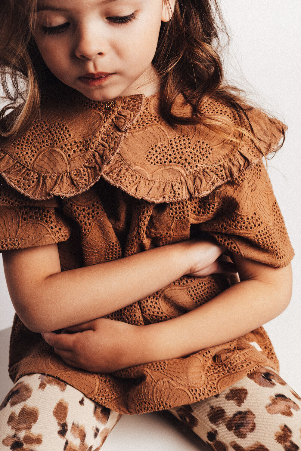 Braune BAJE STUDIO Top NOJA - large