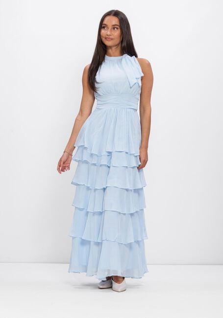 Hellblau NEO NOIR Kleider MARLI SOLID CHIFFON DRESS - large