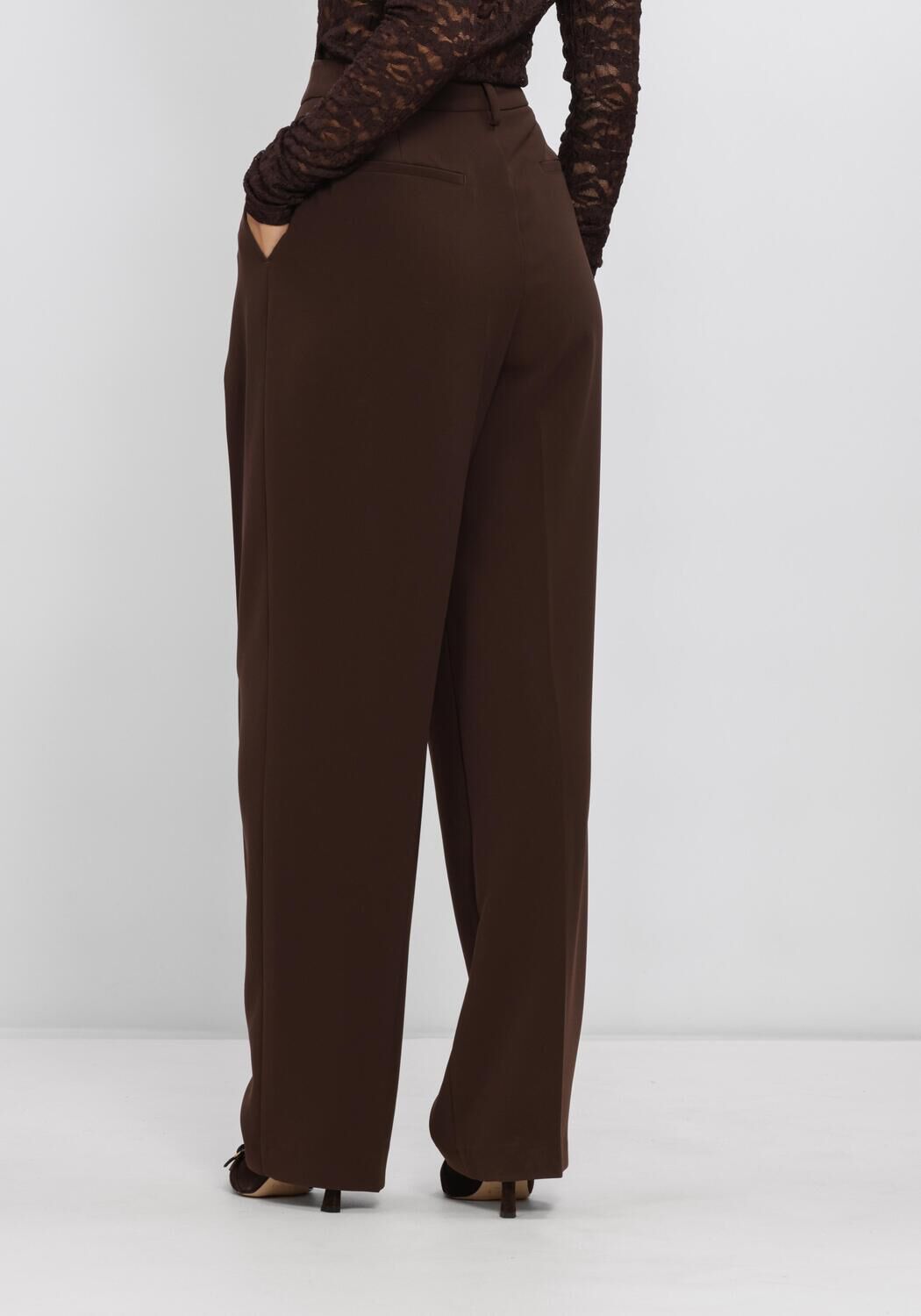 Braune DANTE6 Weite Hose CHAD PLEATED PANTS - large