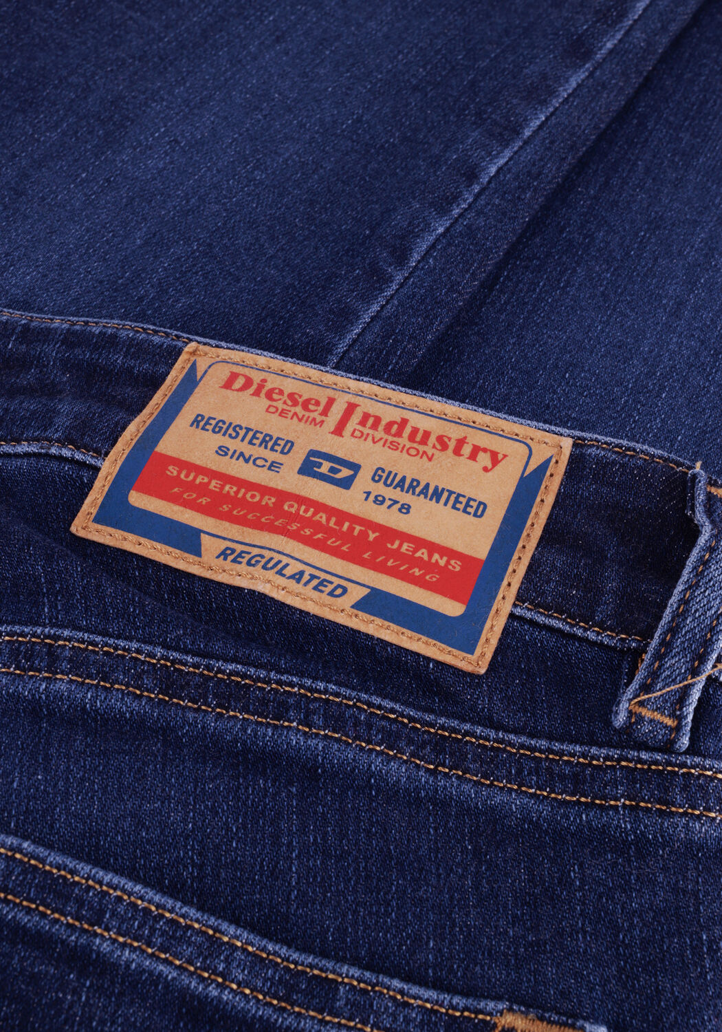 Blaue DIESEL Skinny jeans 2017 SLANDY - large