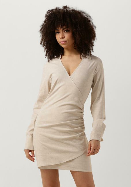 Creme SECOND FEMALE Minikleid ZAHA DRESS - large