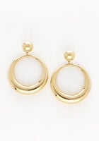 Goldfarbig NOTRE-V Ohrringe X BO - HOOPS - medium